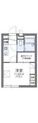 レオパレス南田辺の物件間取画像